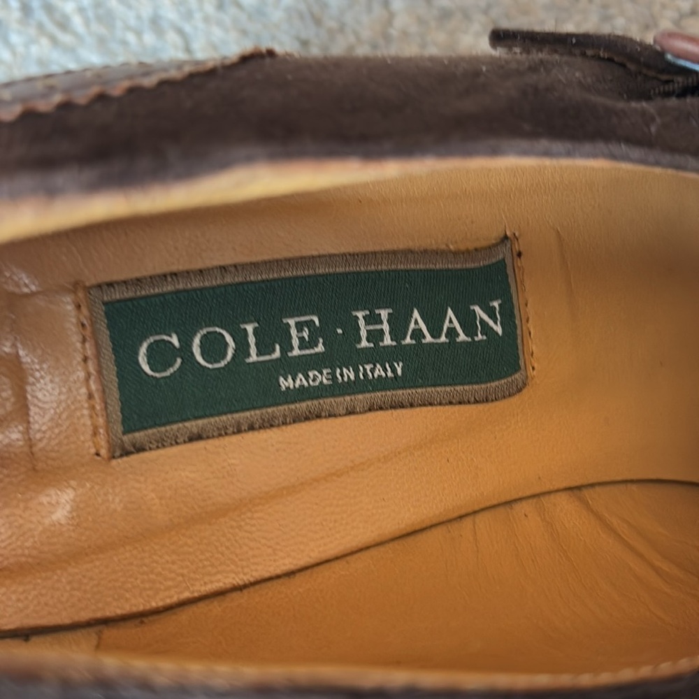 Gorgeous Cole Haan two tone suede/leather heeled dress shoe! - Picture 2 of 9